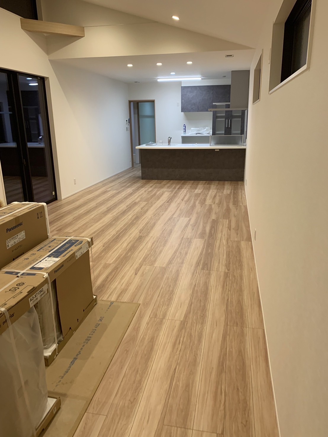 ワックス後の床