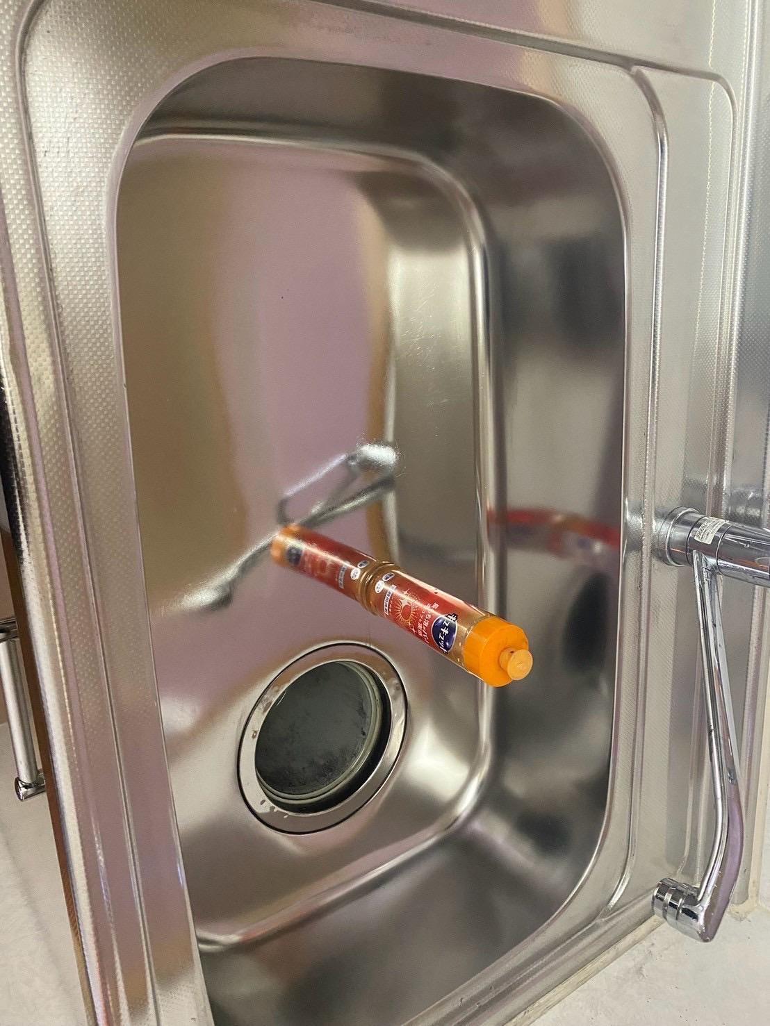 磨き上げたシンク